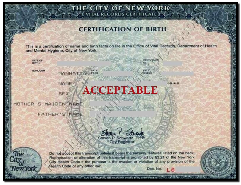 get certified copy of birth certificate