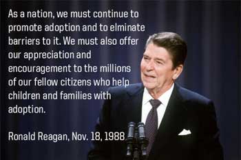 Reagan and Adoption